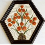 Wandversiering met halfedelstenen en/of edelstenen